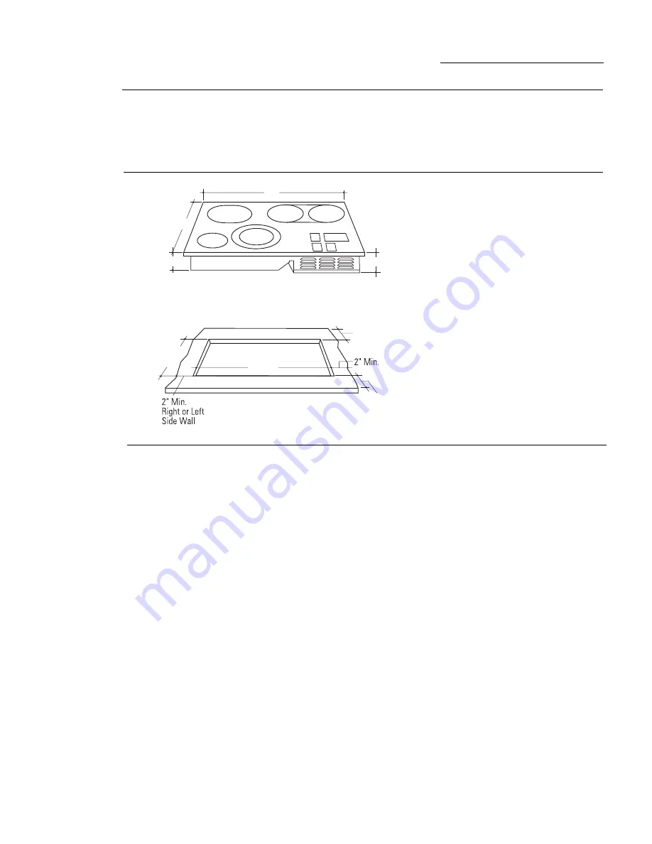 GE Monogram ZEU365ABG Installation Instructions Manual Download Page 3