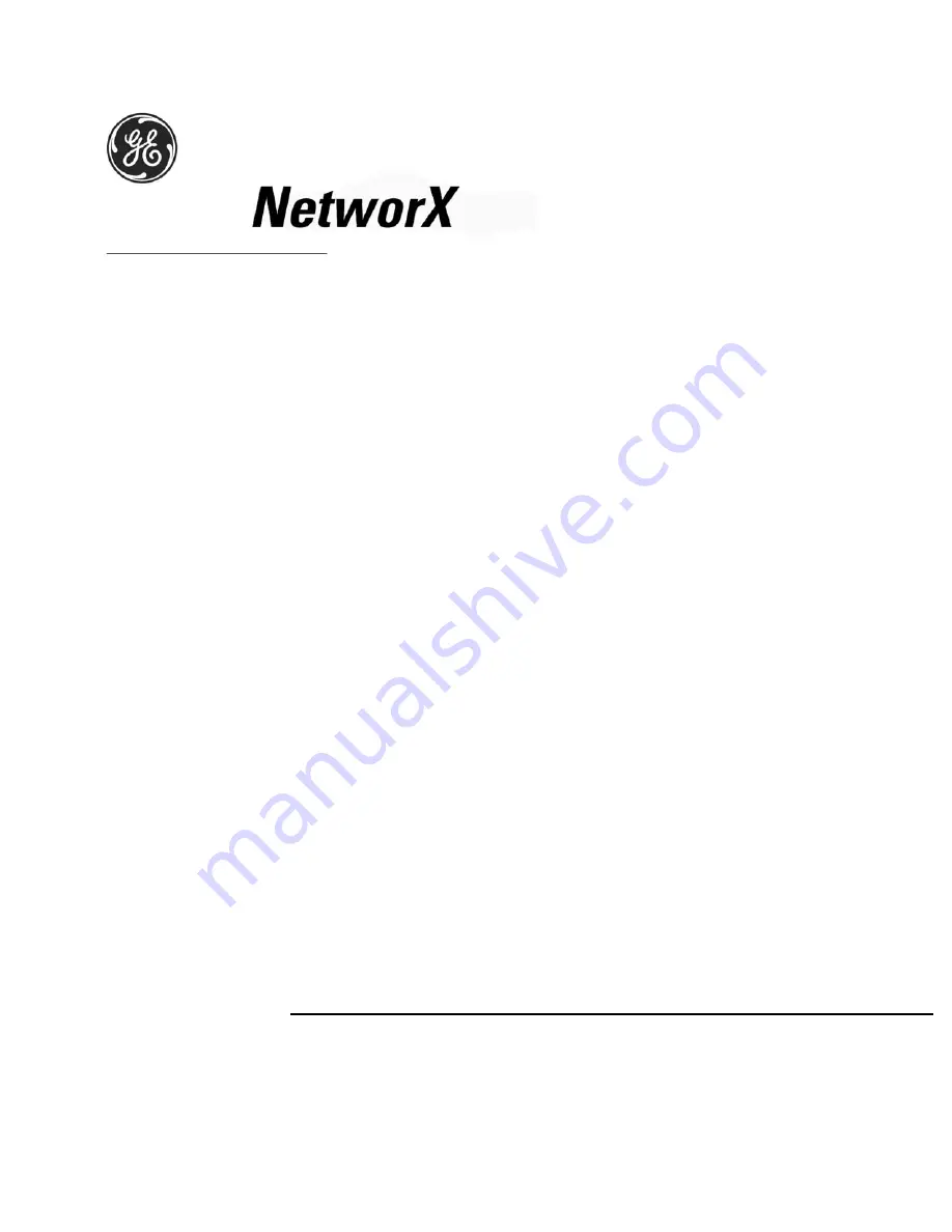 GE NetworX Series Installation And Startup Download Page 1