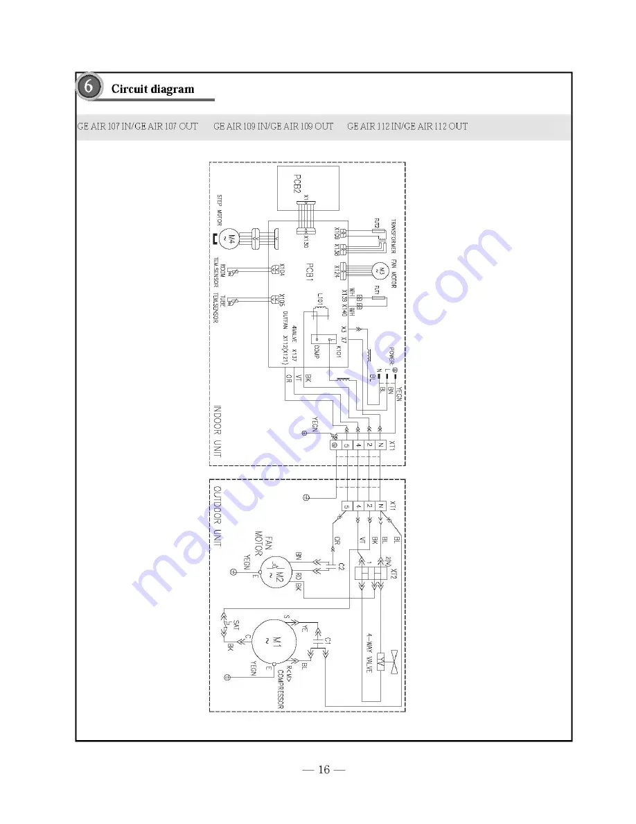 GE PRO AIR 107 Service Manual & Installation Manual Download Page 17