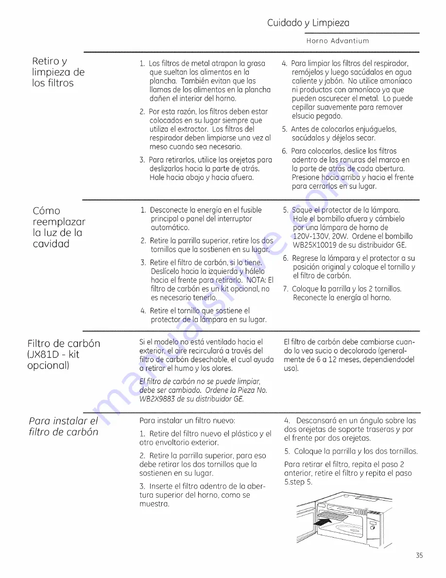 GE Profile Advantium PSA1200 Скачать руководство пользователя страница 75