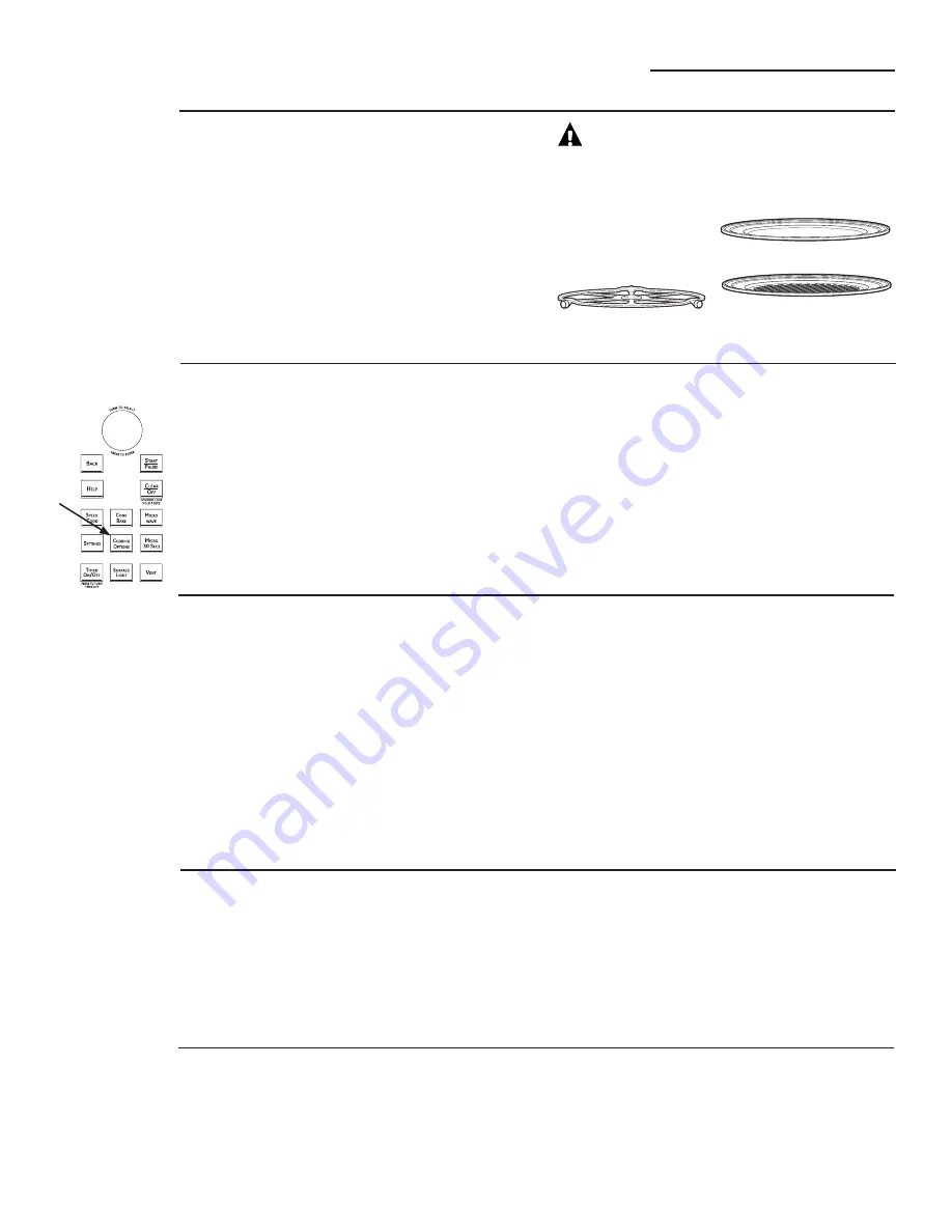 GE Profile Advantium PSA2200R Owner'S Manual Download Page 61