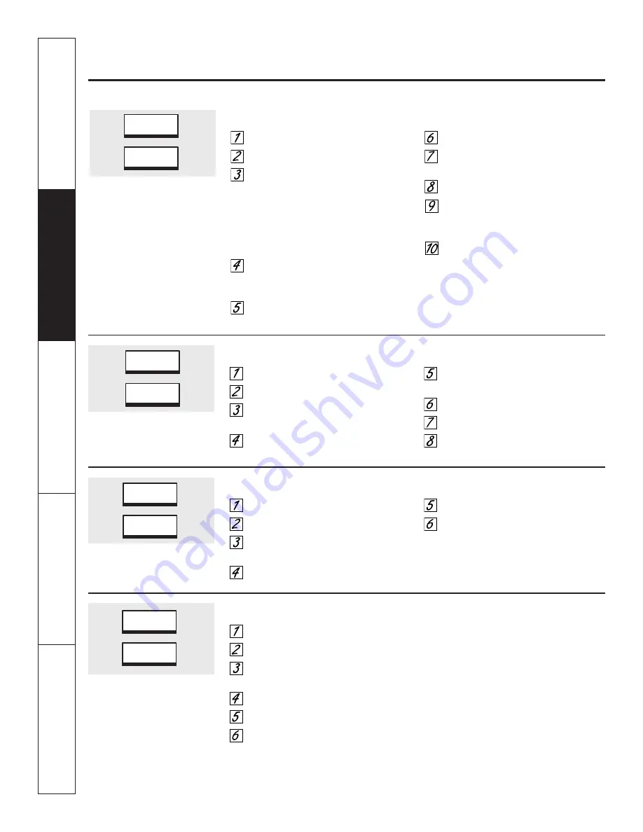 GE Profile PT960DPBB Owner'S Manual Download Page 20