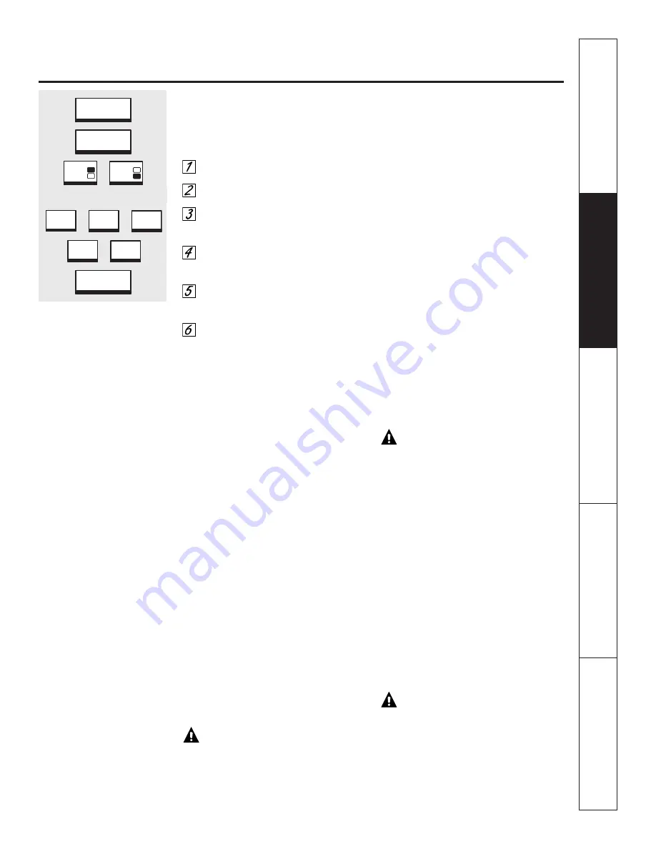 GE Profile PT960DPBB Owner'S Manual Download Page 69