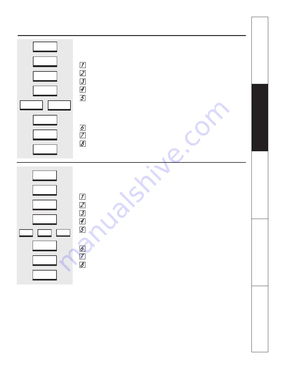 GE Profile PT960DPBB Owner'S Manual Download Page 123