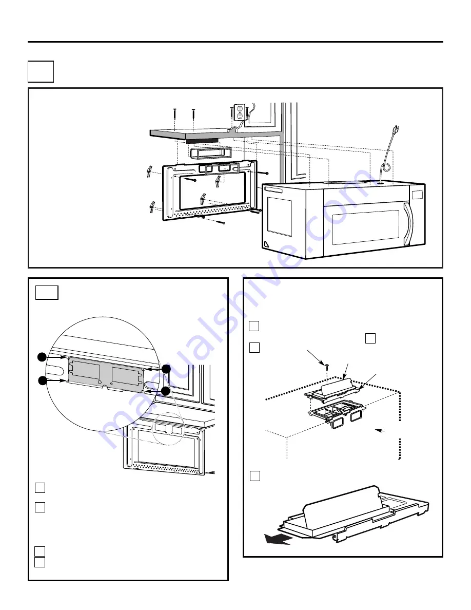 GE Profile Spacemaker JVM3670 Installation Instructions Manual Download Page 15