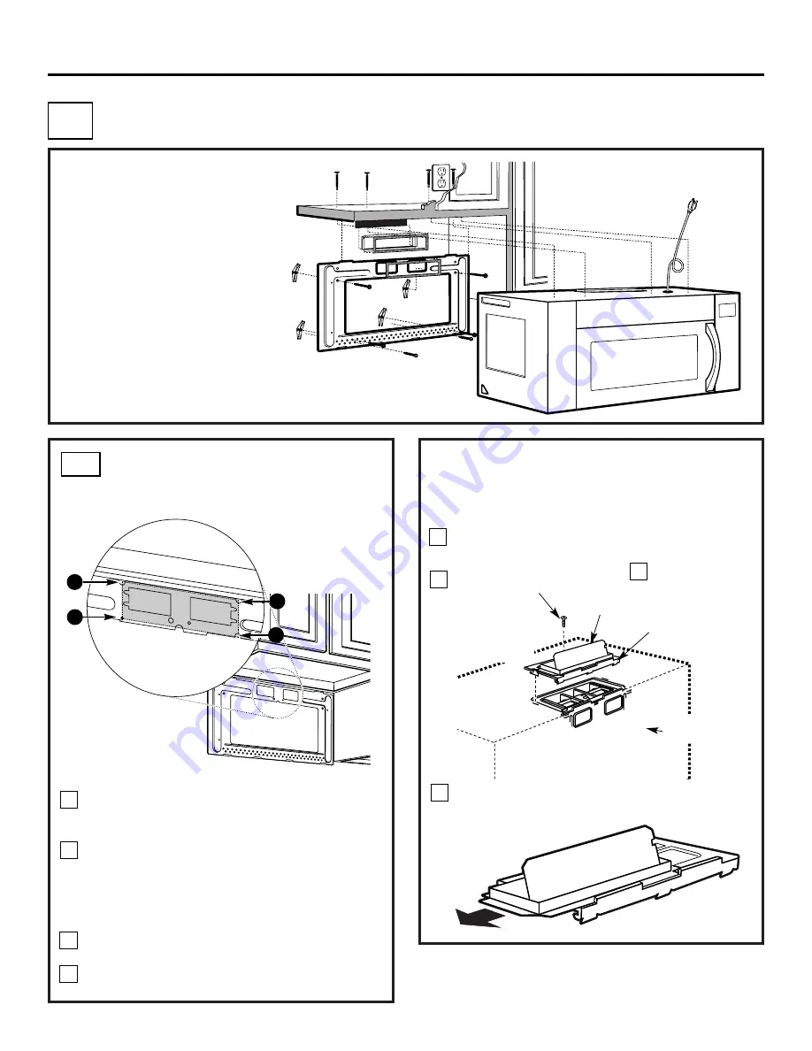 GE Profile Spacemaker JVM3670 Installation Instructions Manual Download Page 39