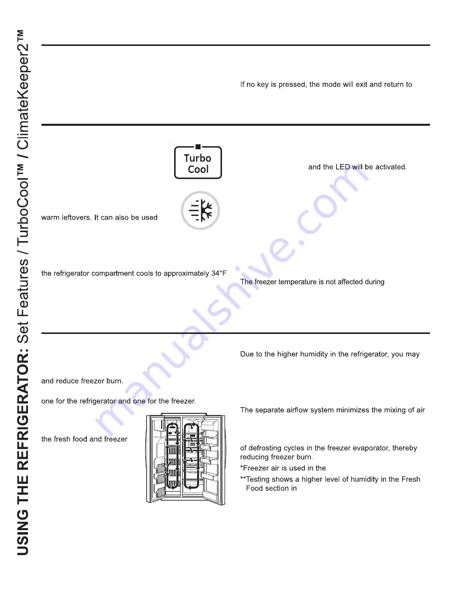 GE SIDE-BY-SIDE REFRIRATOR 22 Owner'S Manual & Installation Manual Download Page 6