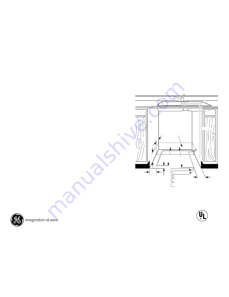 GE Spacemaker GSM2200V Dimensions And Installation Information Download Page 1