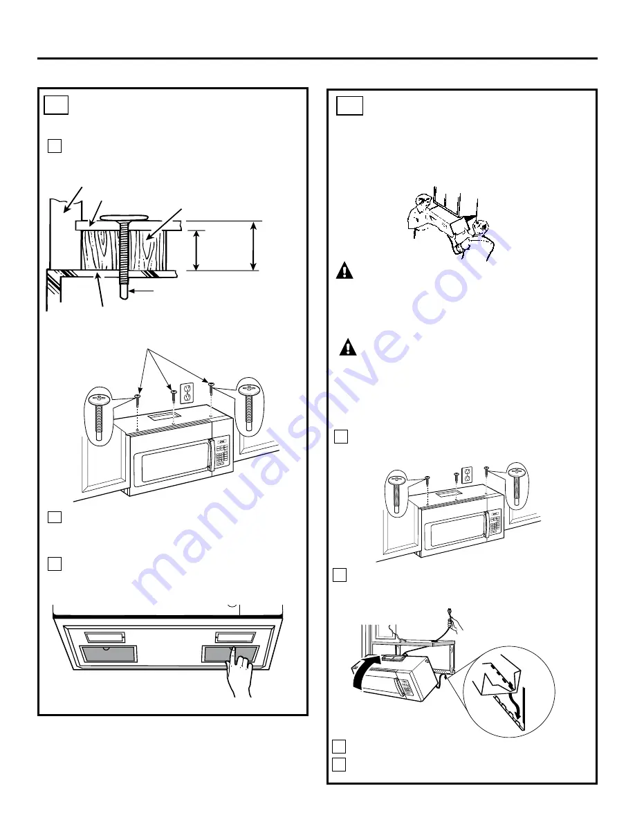 GE SpacemakerXL JVM1630 Installation Instructions Manual Download Page 15