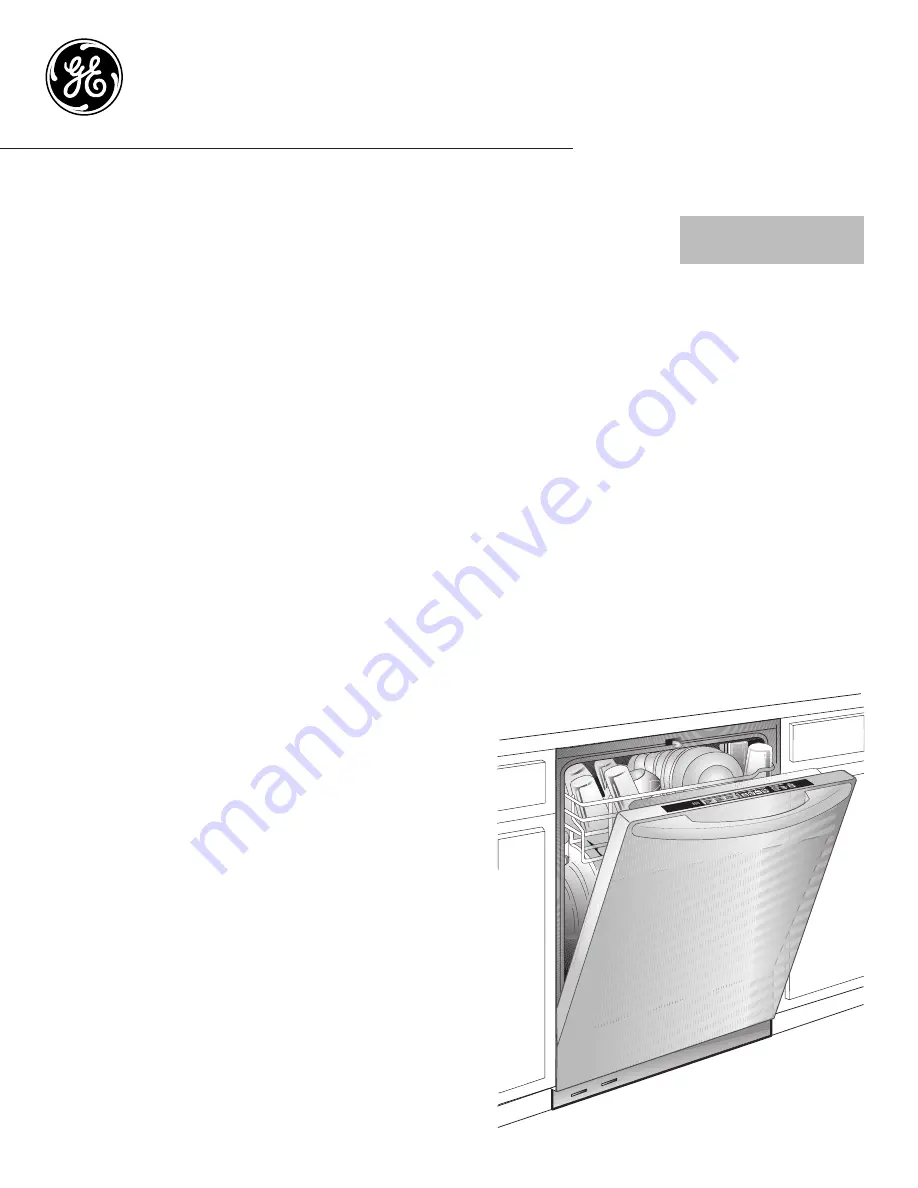 GE Stainless Steel Tub Dishwashers Owner'S Manual Download Page 26