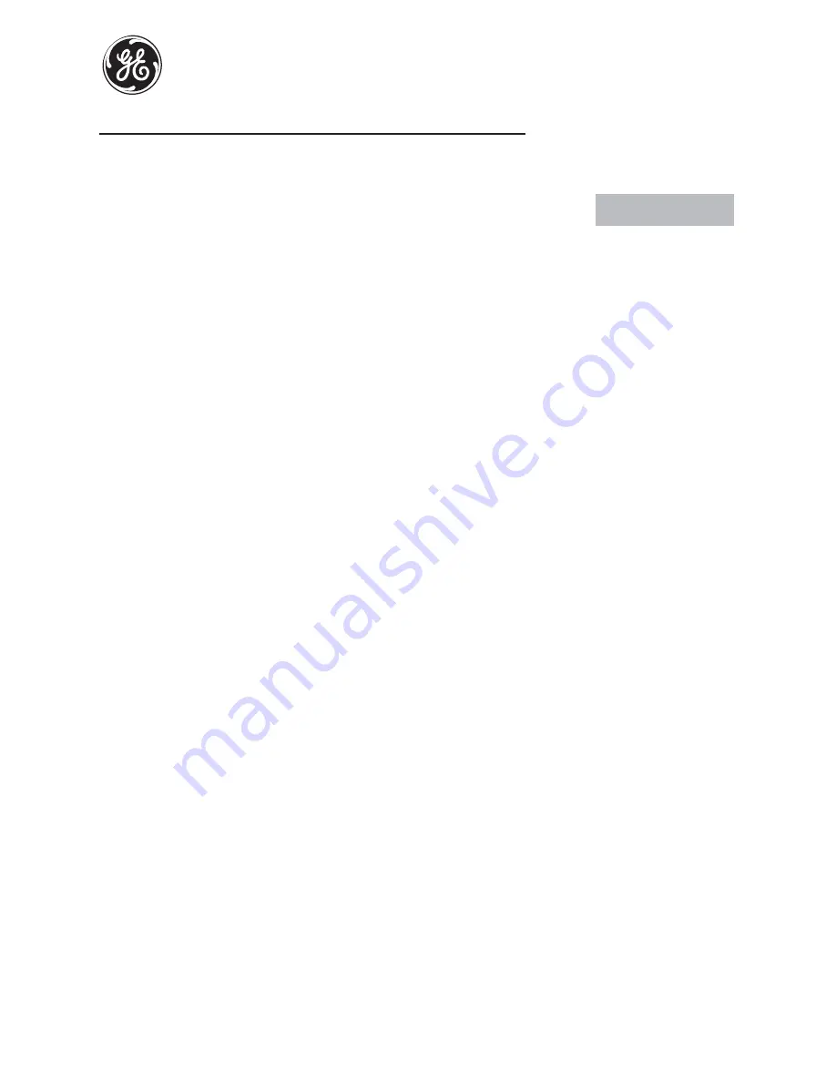 GE WES1450DSBB Owner'S Manual Download Page 1