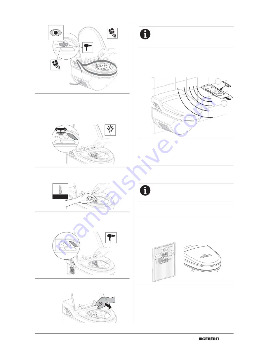 Geberit AquaClean 8000plus Installation Manual Download Page 13