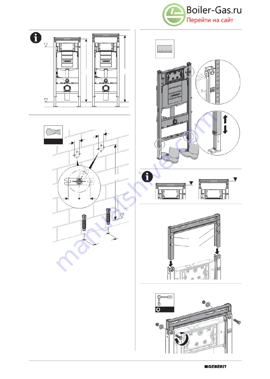 Geberit Duofix Installation Manual Download Page 3