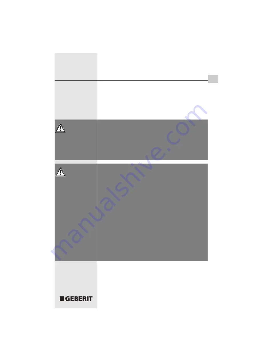 Geberit ECO 201 Operating Instructions Manual Download Page 3