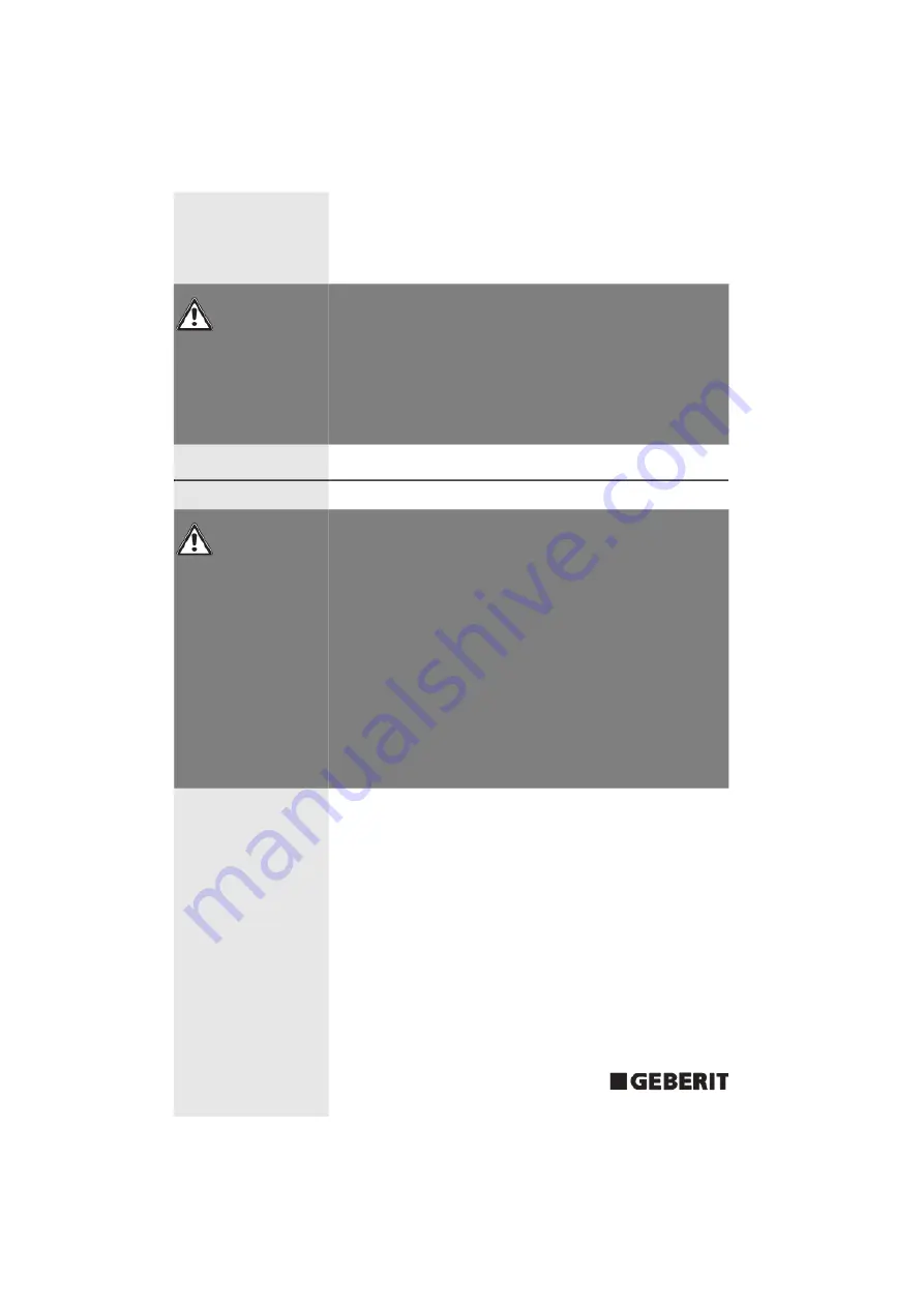 Geberit ECO 201 Operating Instructions Manual Download Page 186