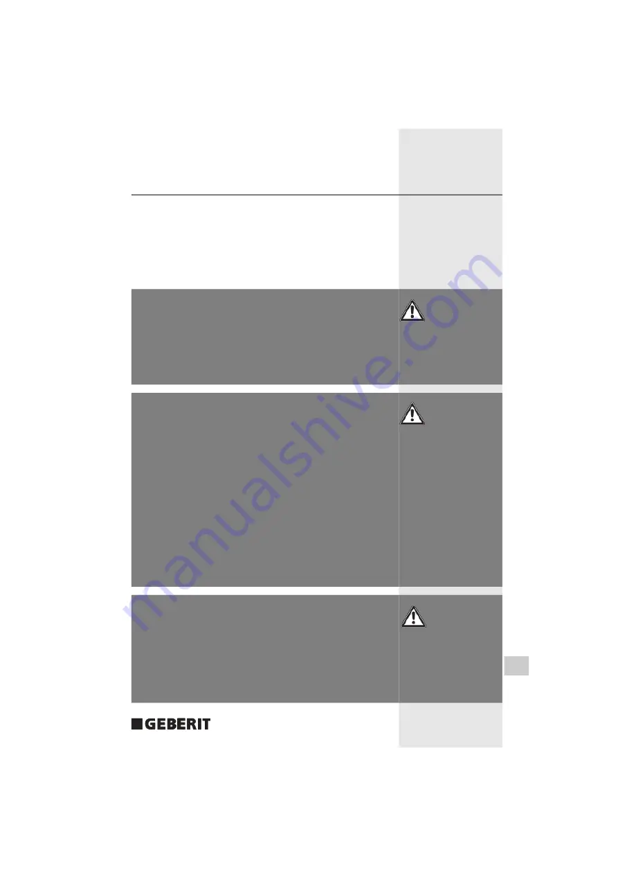 Geberit ECO 201 Operating Instructions Manual Download Page 237