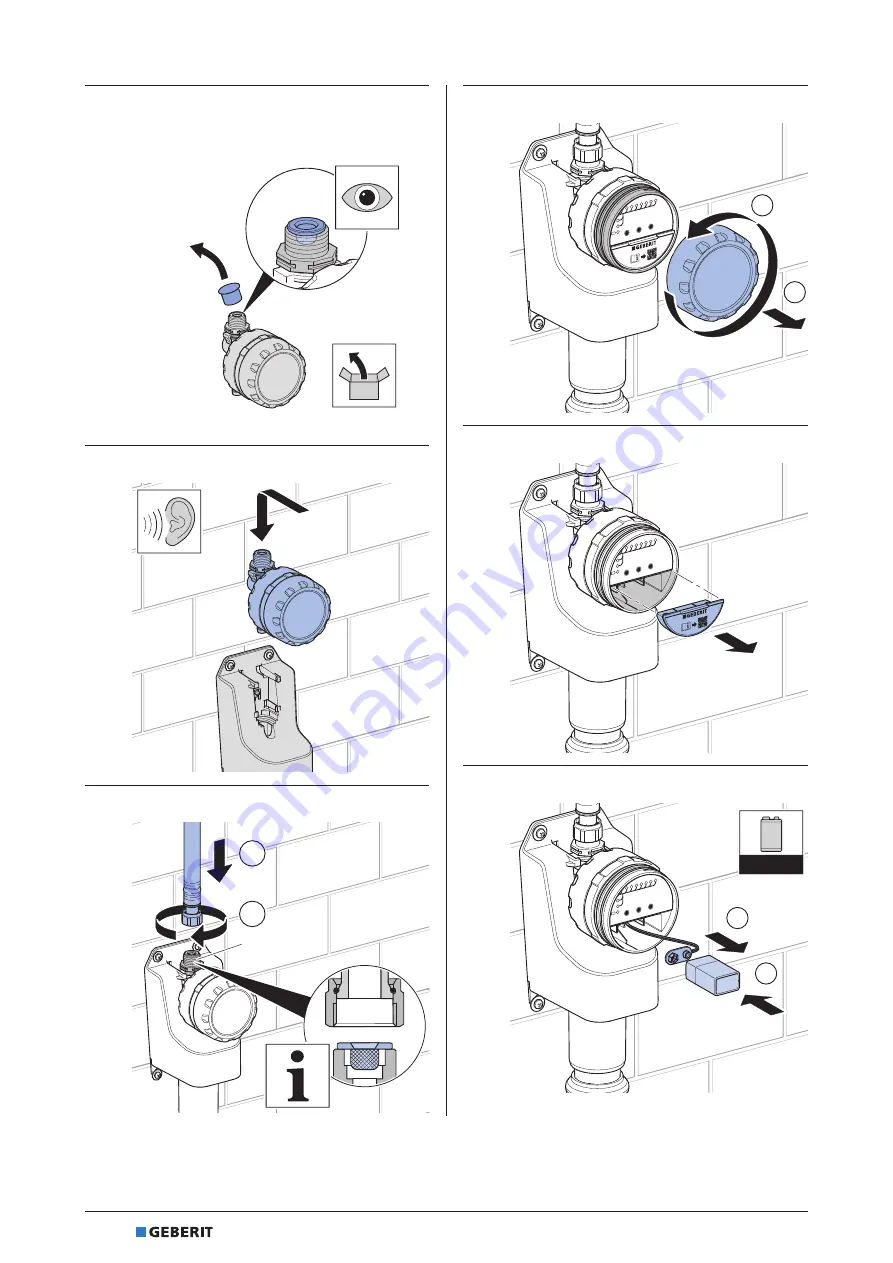 Geberit HS01 Maintenance Manual Download Page 96