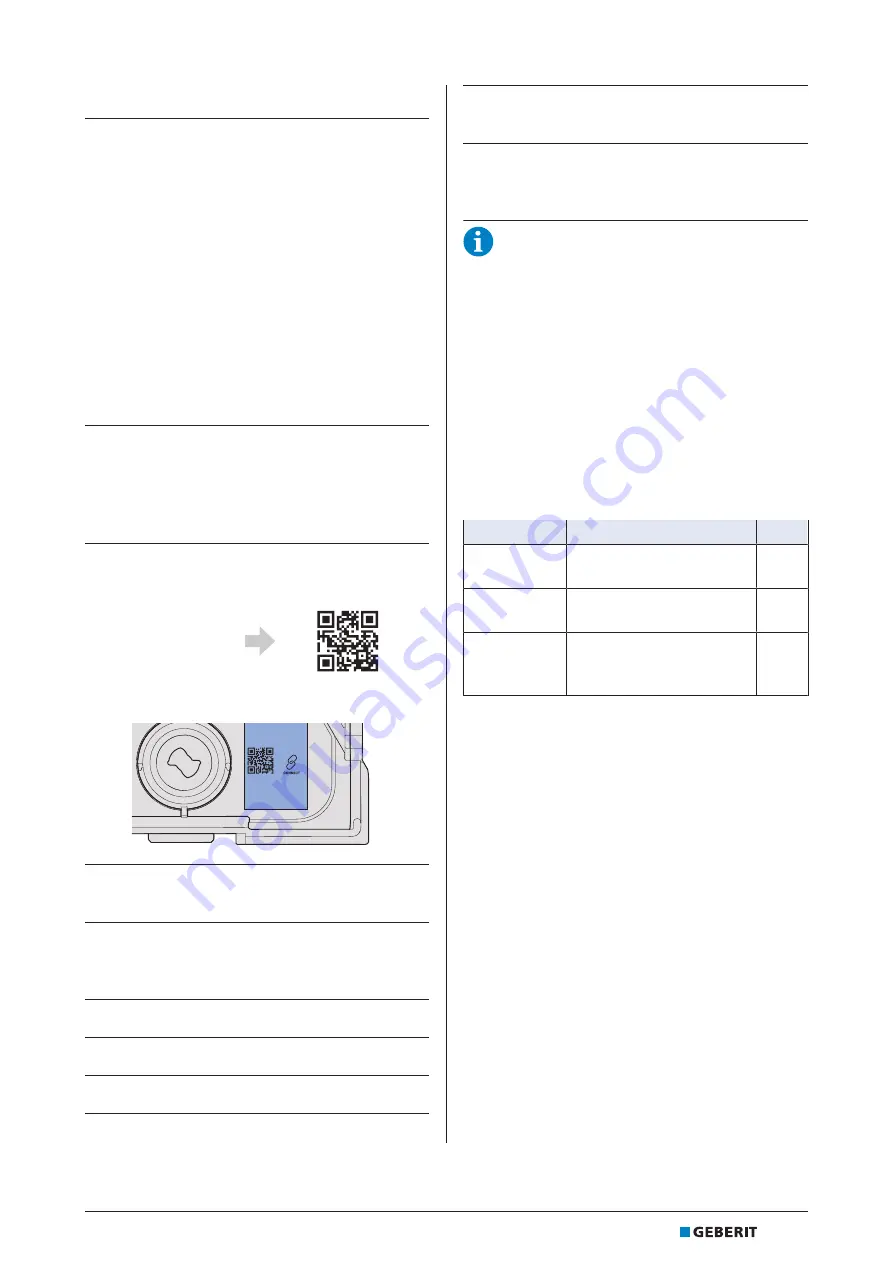 Geberit HS30 Installation Manual Download Page 9