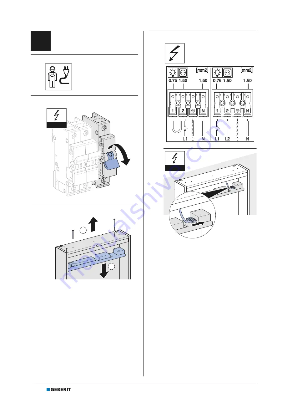 Geberit Option 500207001 Installation Manual Download Page 14