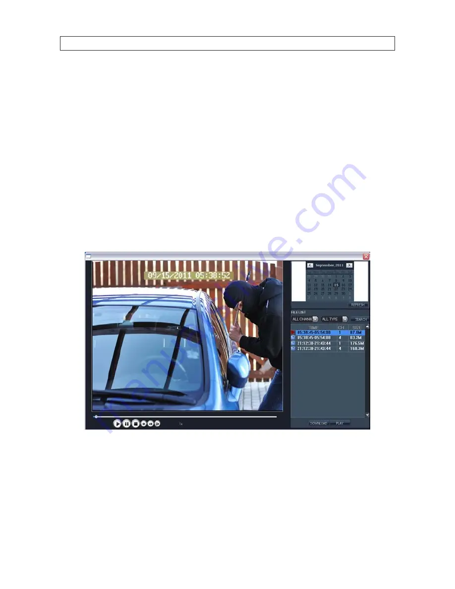 H.264 DVR9004N Installation And Setup Manual Download Page 53