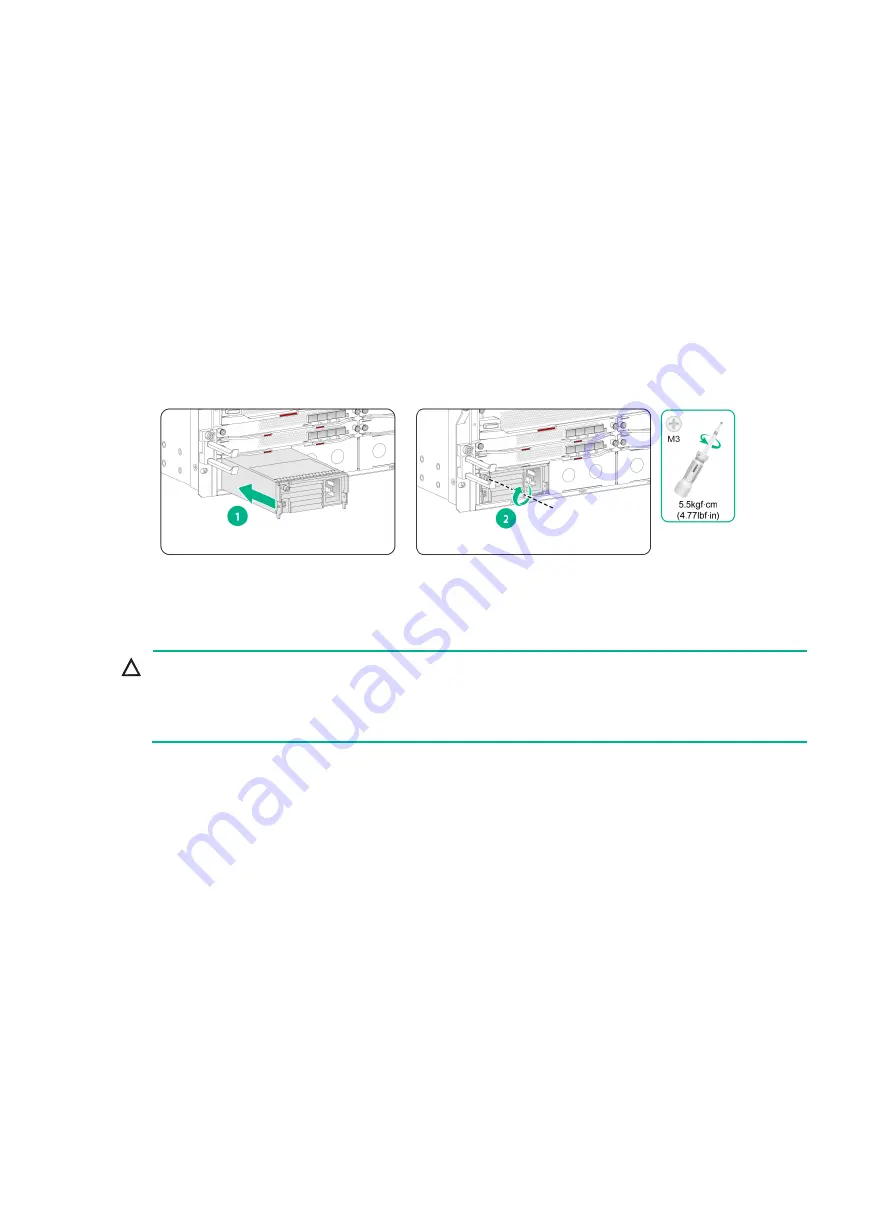 H3C CR16000-M Installation Manual Download Page 42