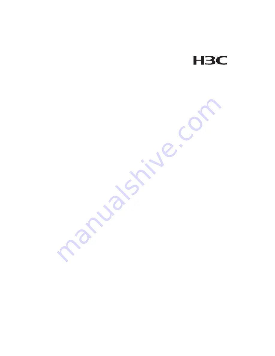 H3C S5510 Series Installation Manual Download Page 1