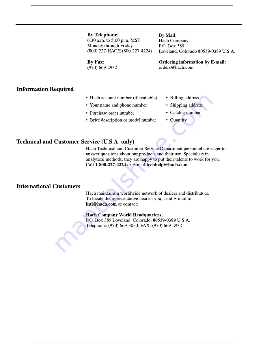 Hach 2100N Instruction Manual Download Page 76