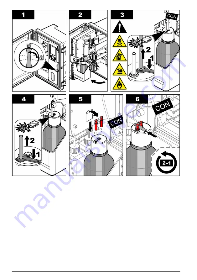 Hach NA5600 sc Na+ Maintenance And Troubleshooting Manual Download Page 96