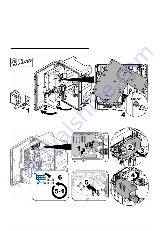 Hach NA5600 sc Na+ Maintenance And Troubleshooting Manual Download Page 174