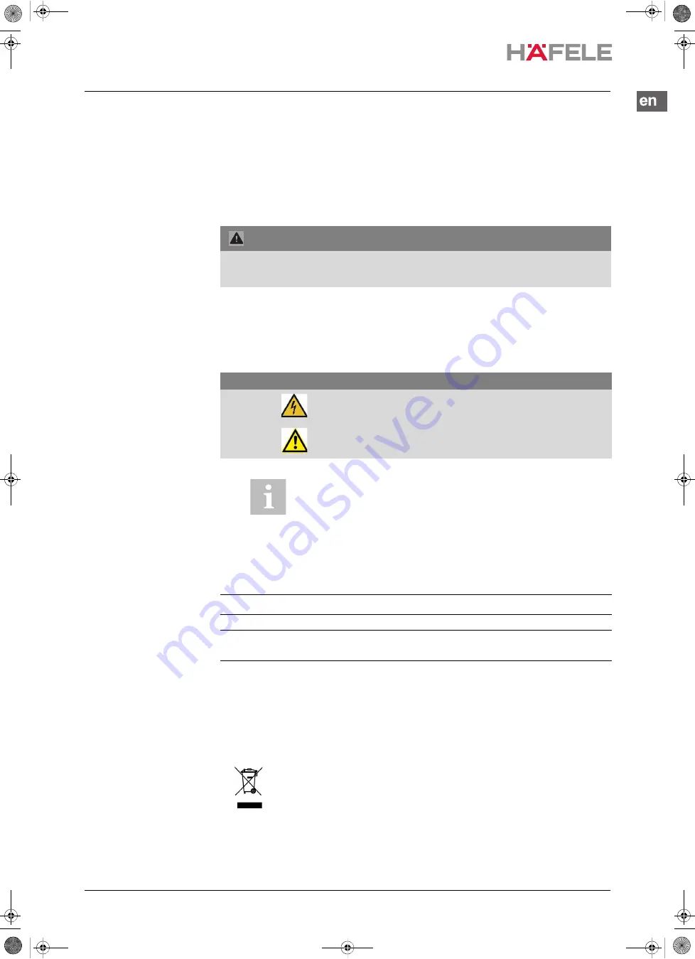 Hafele DT 750 Operating Instructions Manual Download Page 7