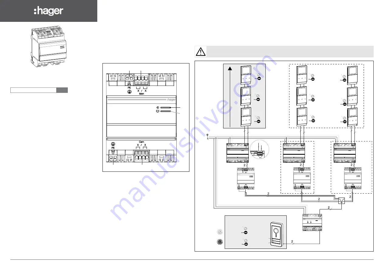 hager RED115X Manual Download Page 1