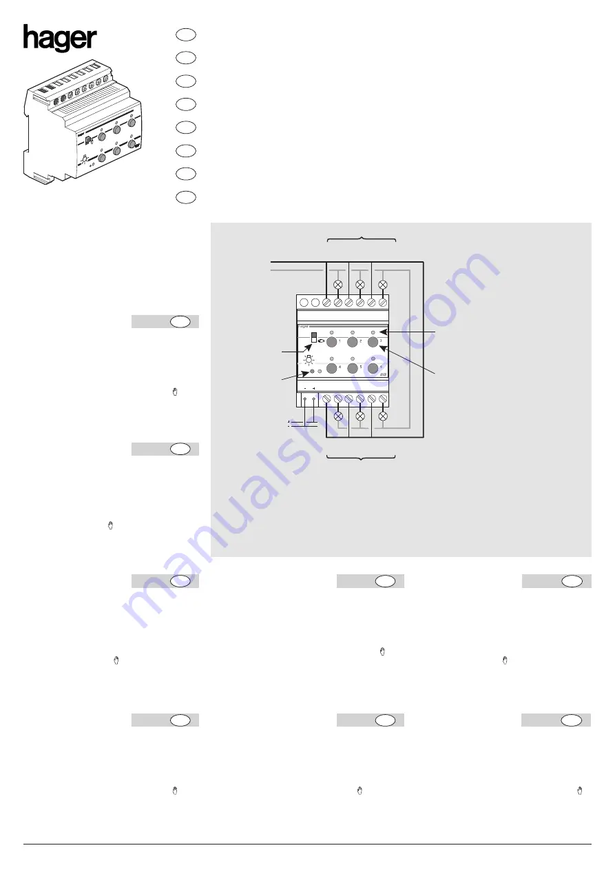 hager TS 206D Electrical Connection Download Page 1