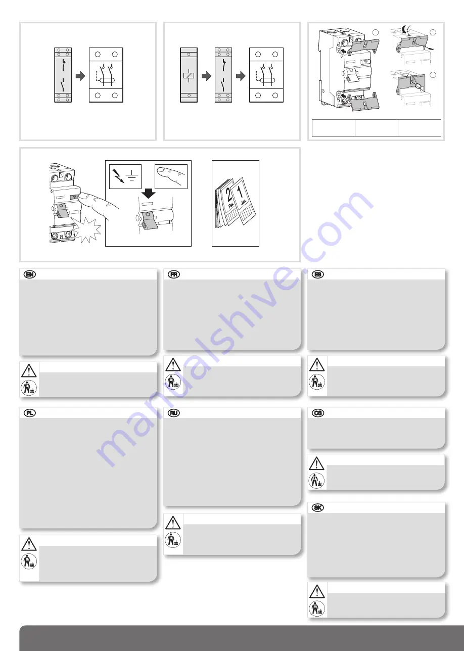 hager U7 U1 Series Manual Download Page 2