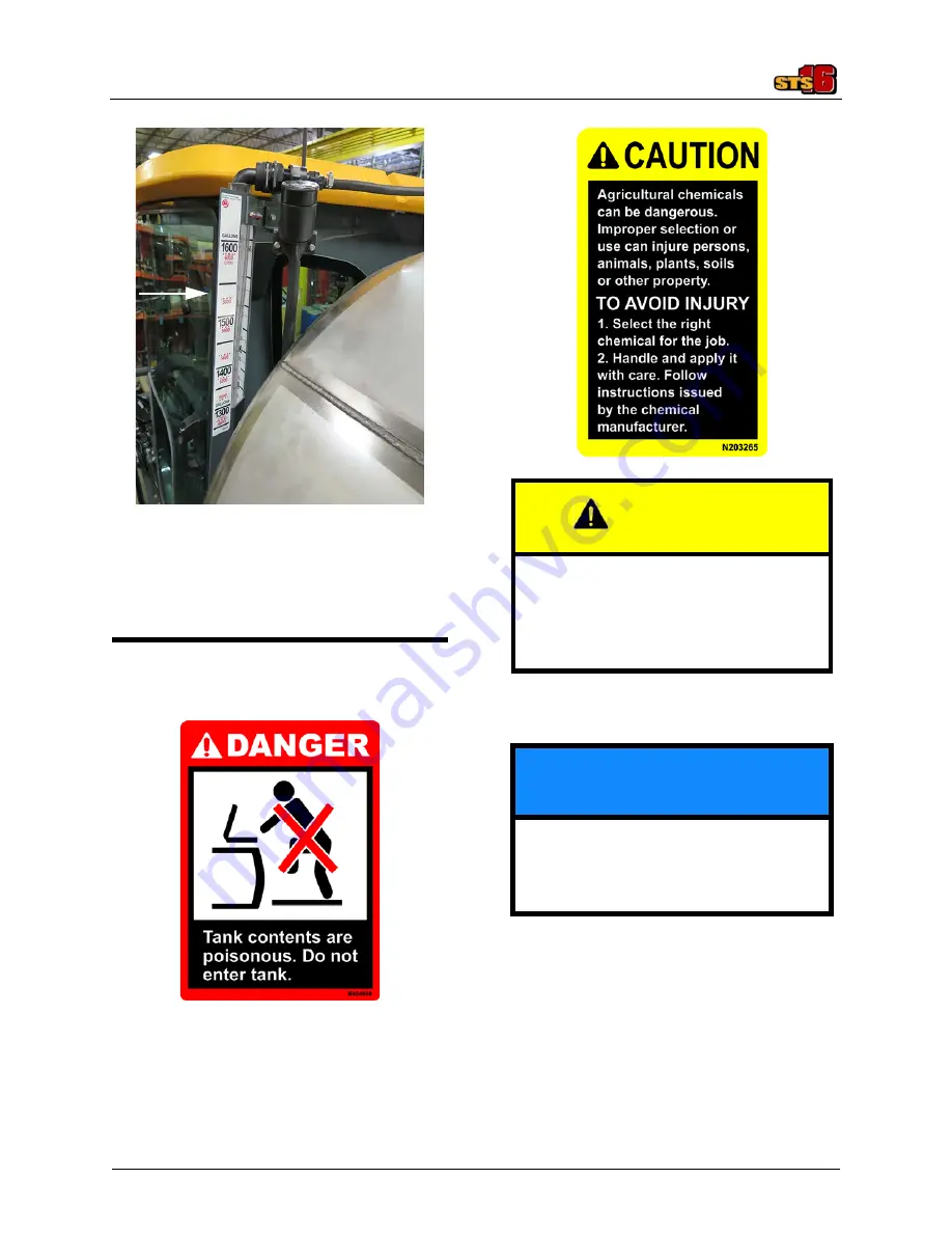 Hagie UpFront STS 16 Manual Download Page 188