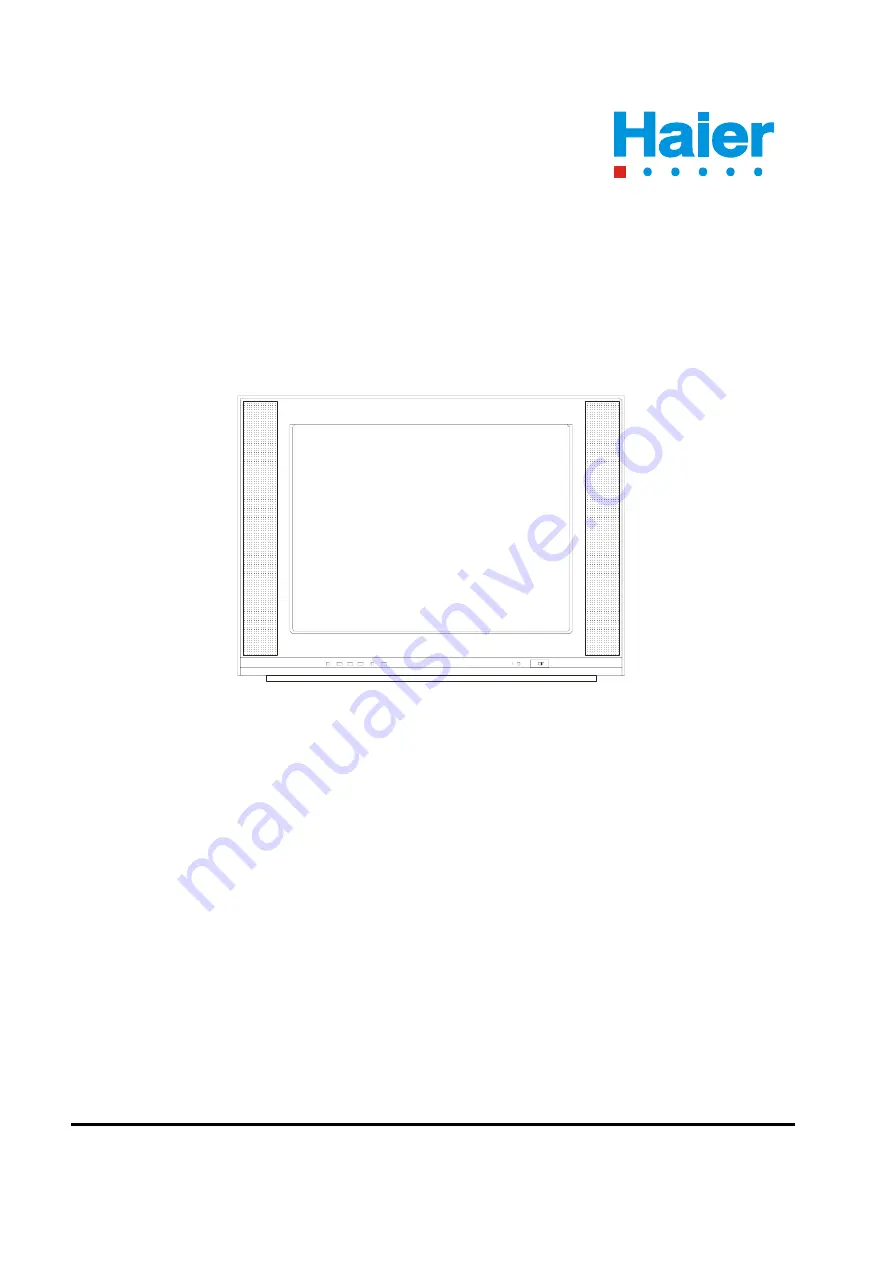 Haier 29T9D Service Manual Download Page 1