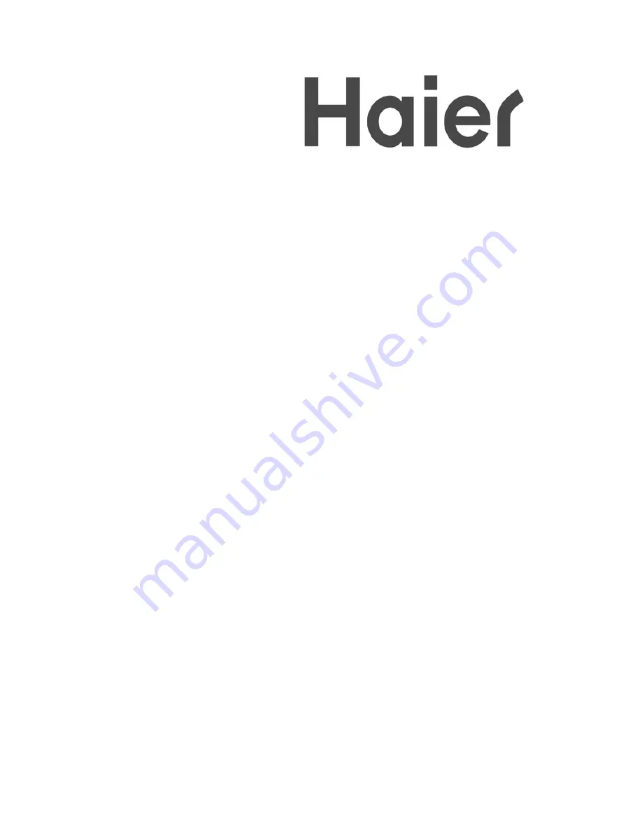 Haier GDZ5-1 Parts Manual Download Page 1