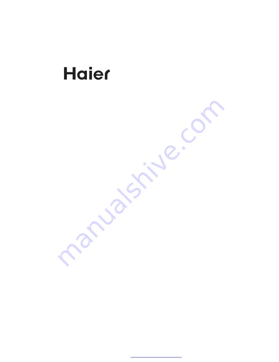 Haier HLH19BB User Manual Download Page 30