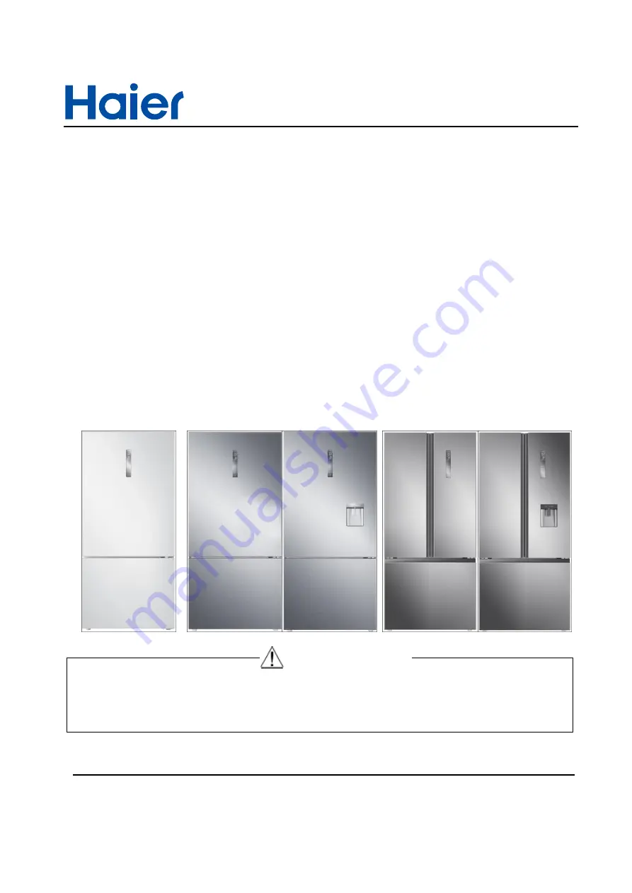 Haier HRF520BW Manual Download Page 1