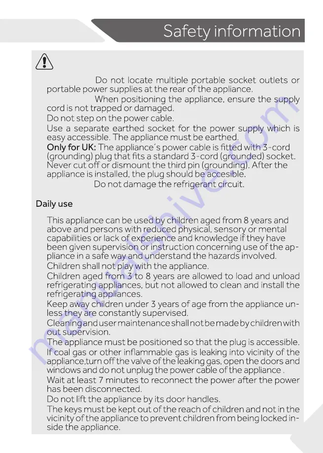 Haier HWS34GGH1 User Manual Download Page 9