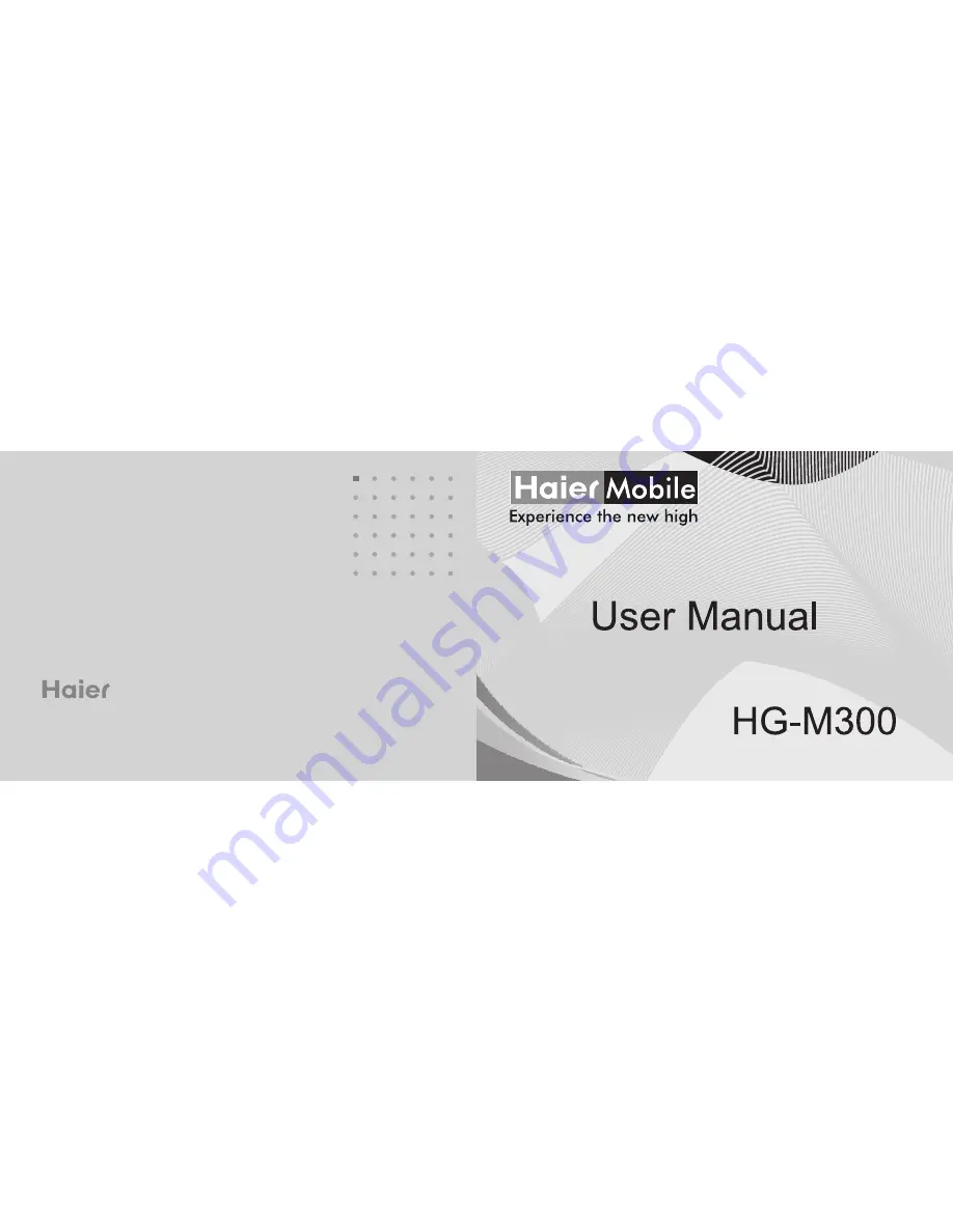 Haier M300 User Manual Download Page 1