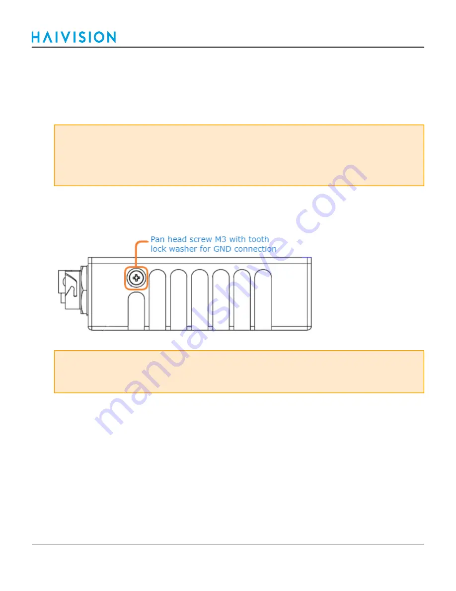 Haivision Makito X1 Installation Manual Download Page 7