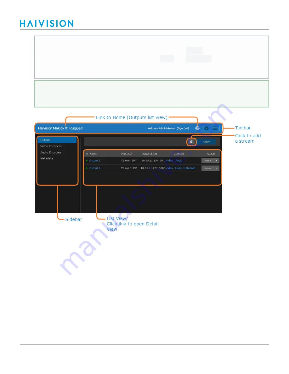 Haivision Makito X1 Installation Manual Download Page 14