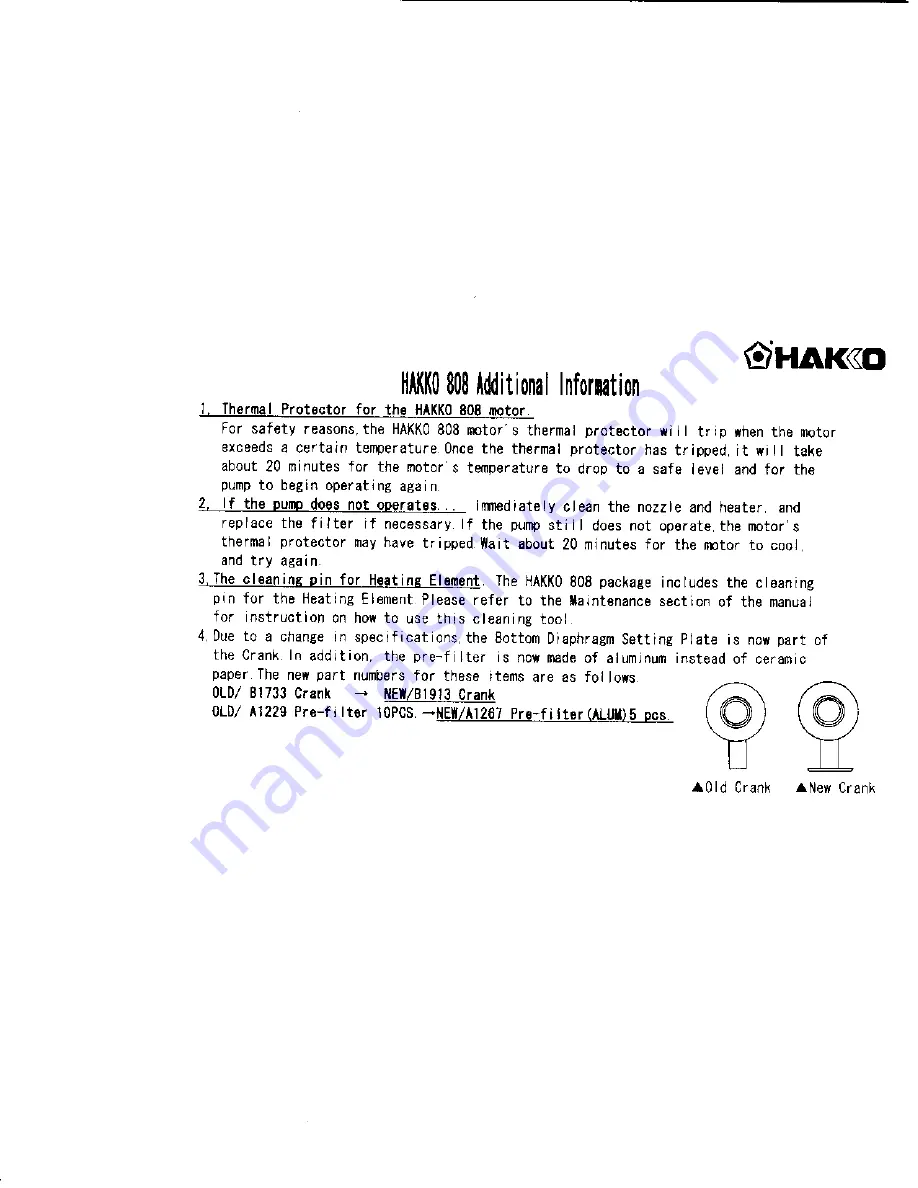 Hakko Electronics 808 Скачать руководство пользователя страница 5