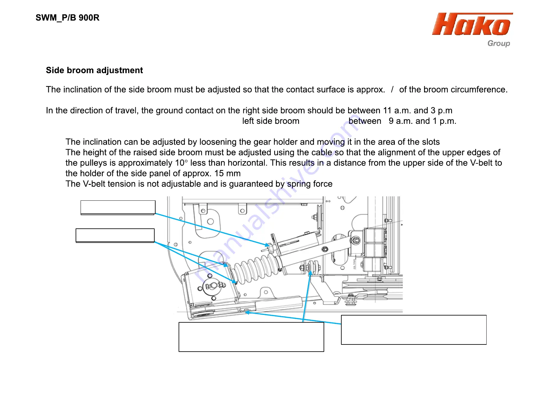 HAKO Sweepmaster P900 R Скачать руководство пользователя страница 11