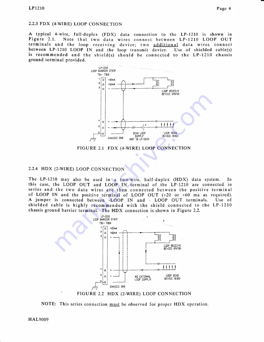 Hal Communications LP1210 Скачать руководство пользователя страница 6