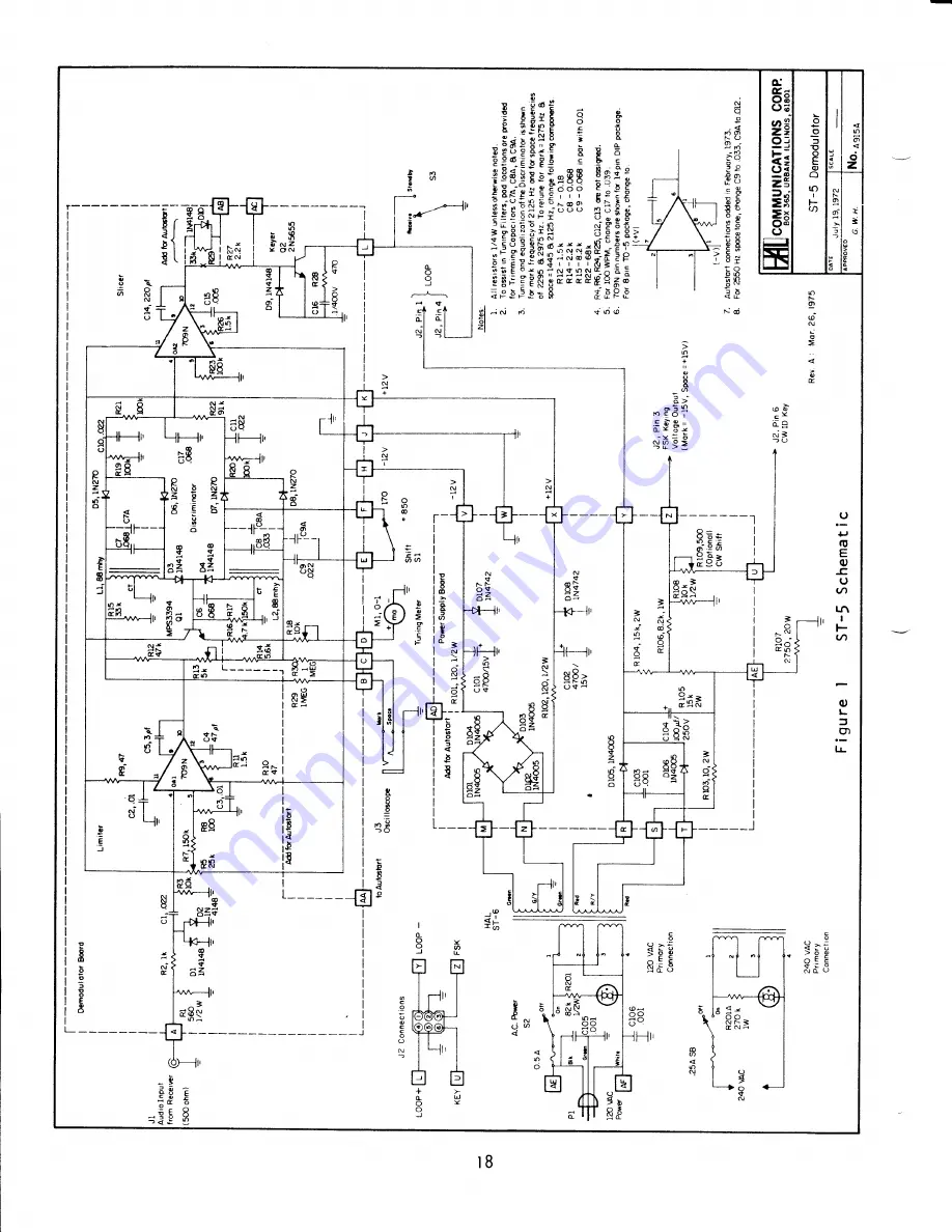 Hal Communications ST-5 Instruction Manual Download Page 21