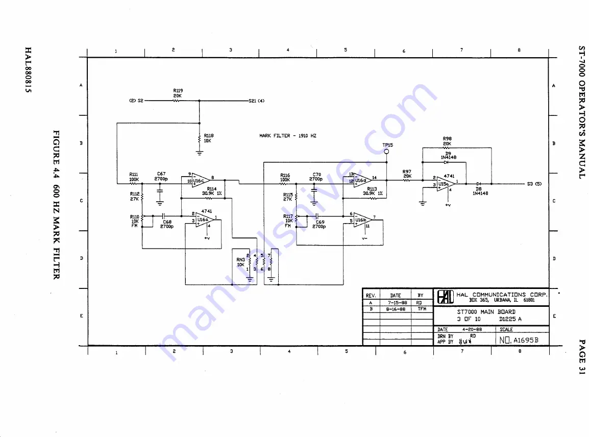 Hal Communications ST-7000 Скачать руководство пользователя страница 34