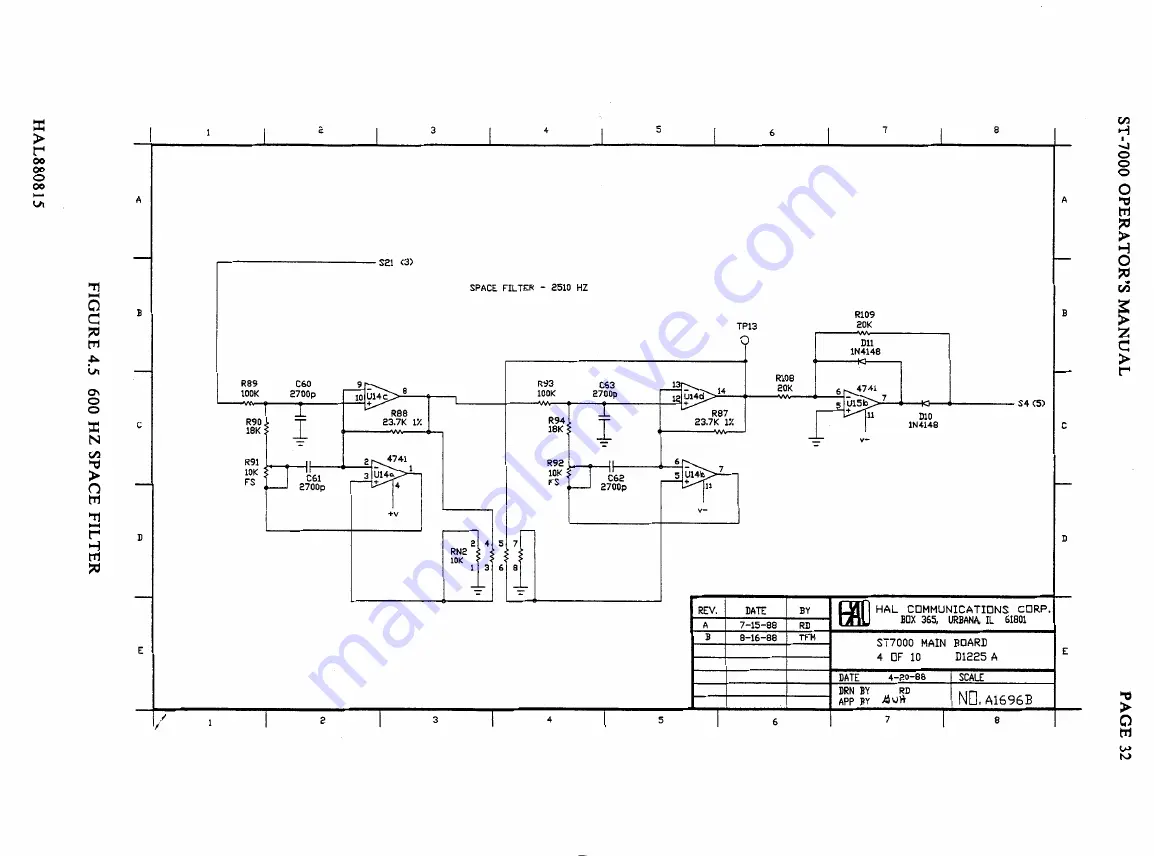 Hal Communications ST-7000 Скачать руководство пользователя страница 35