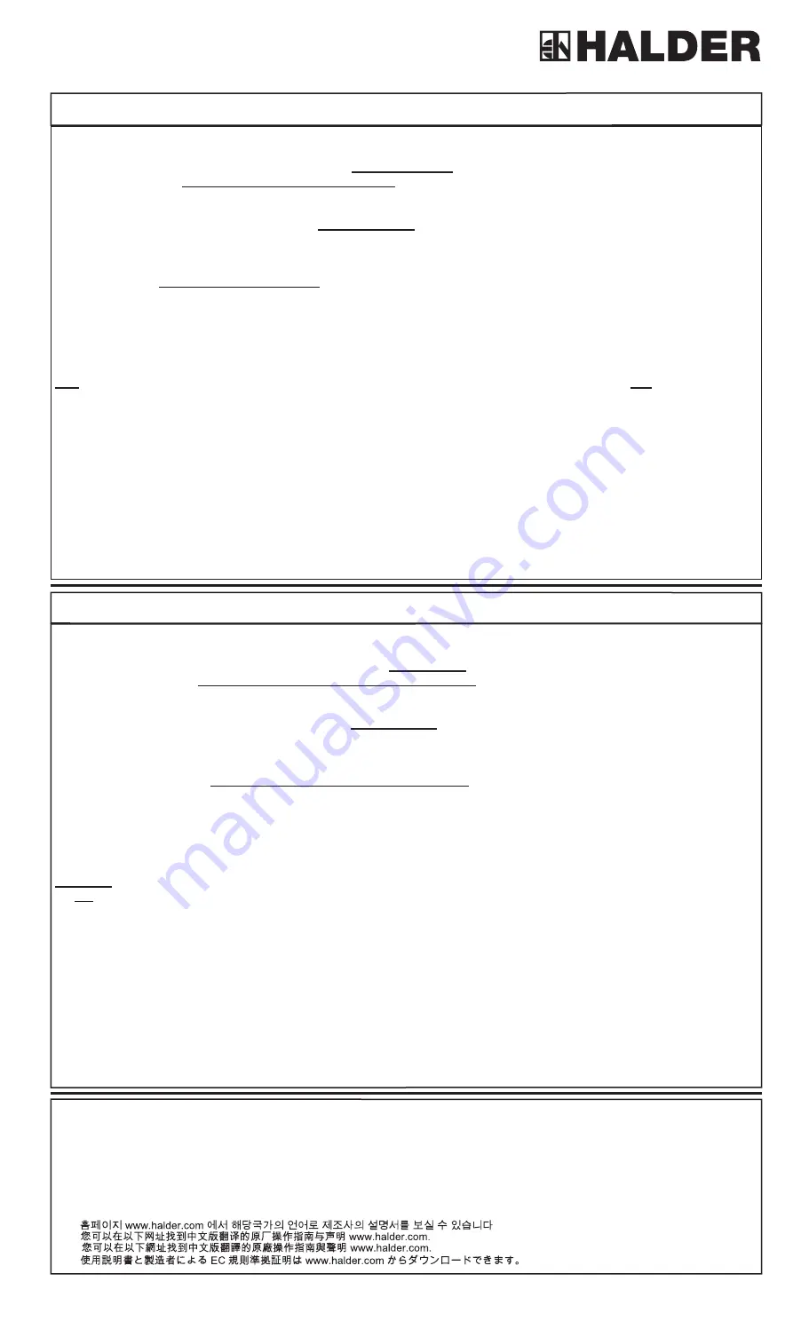 HALDER EH 22350 Instructions Download Page 1