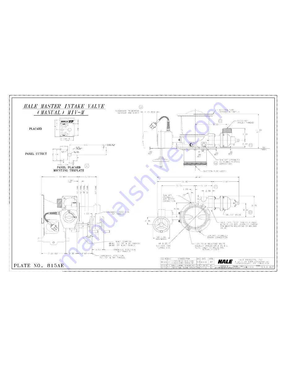 HALE DSD Operating And Maintenance Manual Download Page 79